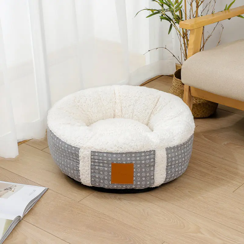Kutyafekhely, kutyaágy, macsaka fekhely, macskaágy világosszürke 60cm L (A015-GREY-60)