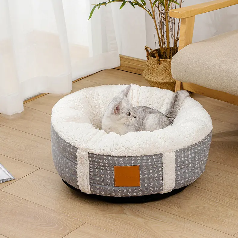 Kutyafekhely, kutyaágy, macsaka fekhely, macskaágy világosszürke 60cm L (A015-GREY-60)