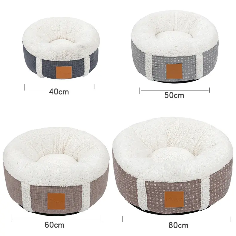 Kutyafekhely, kutyaágy, macsaka fekhely, macskaágy világosszürke 60cm L (A015-GREY-60)