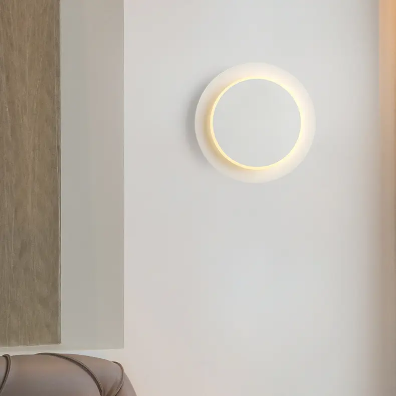 Beltéri fali LED lámpa 11W kör alakú fehér elforgatható (INDOOR-LED-803-ROUND-WHITE)