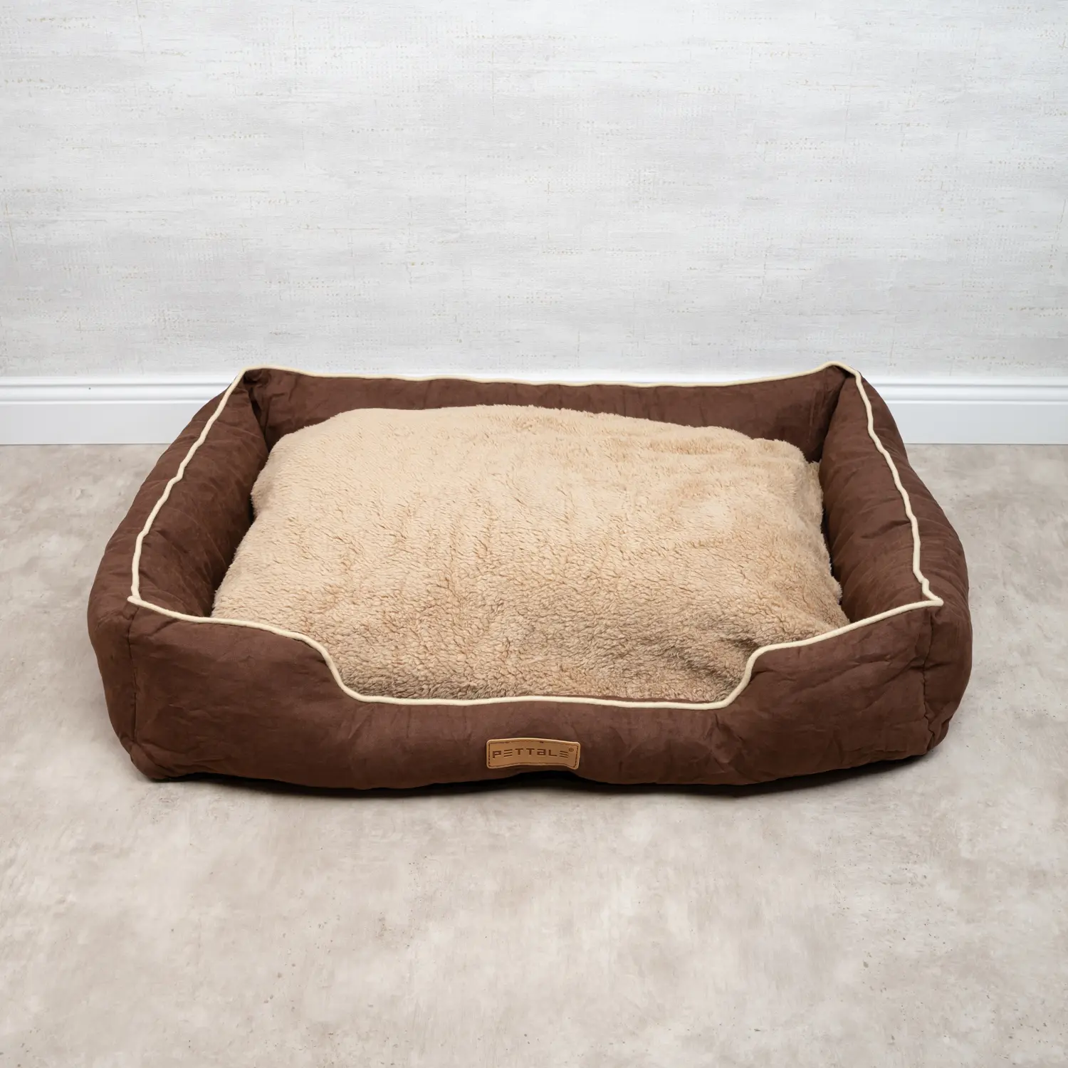 Pelech pre psa, kávovo hnedý veľkosť XL (Suededoghouse-coffee-xl)