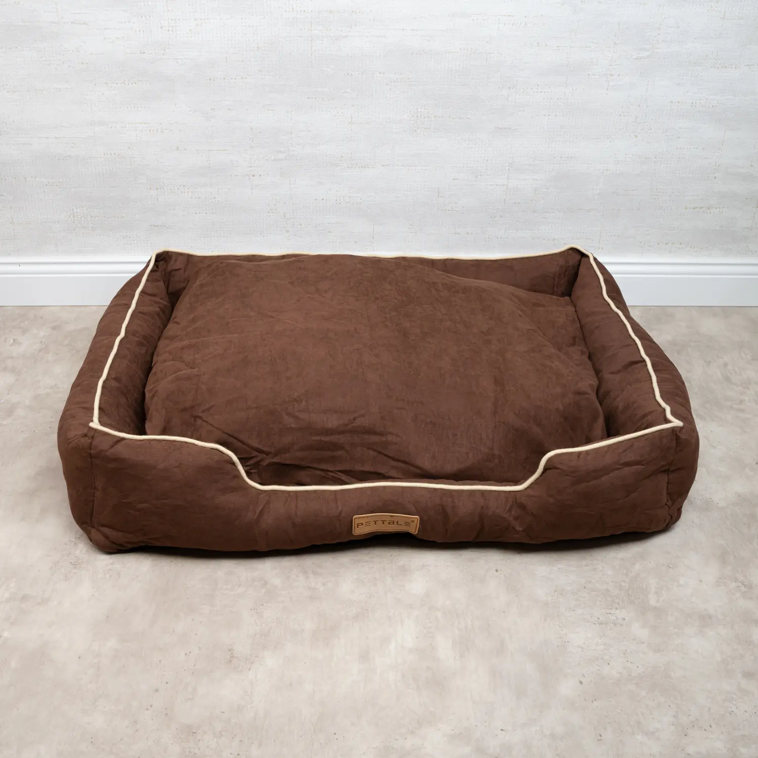 Pelech pre psa, kávovo hnedý veľkosť XL (Suededoghouse-coffee-xl)