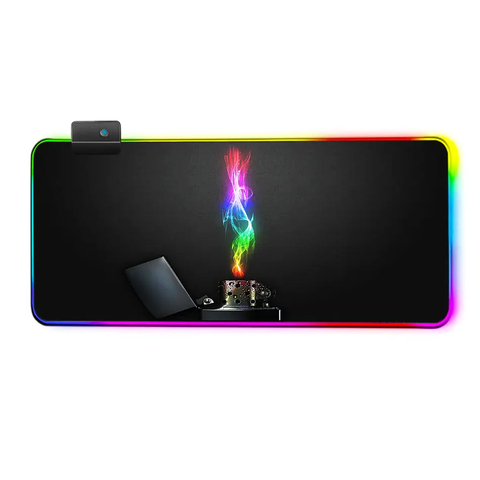 Gamer egérpad RGB LED világítással mintás 900x400x4mm (MP-RGB-900x400x4-21004-71-PATTERN-7)