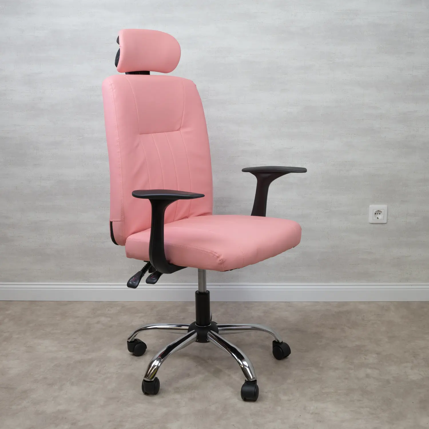 Irodai szék, forgószék rózsaszín (computer-chair-pink-irodai-szék-3)