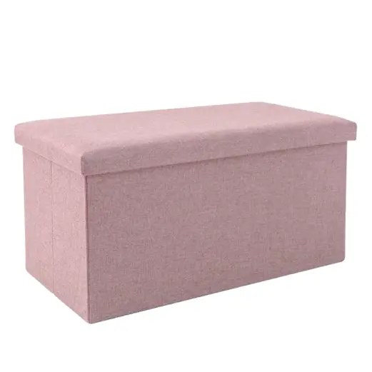 Úložný box vhodný na sedenie, sedadlo ružové (storage-box-76-pink)