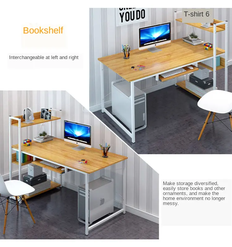 Íróasztal, számítógépasztal bézs színben 120x55x72cm (H120A-CDESK-BEIGE)