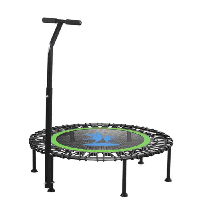 Fitness trambulin kapaszkodóval 100cm zöld (40inch-trampoline-green)