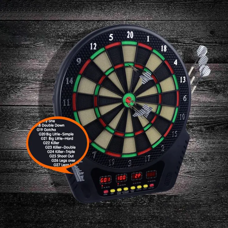Darts tábla digitális kijelzővel 44cm (B06E)