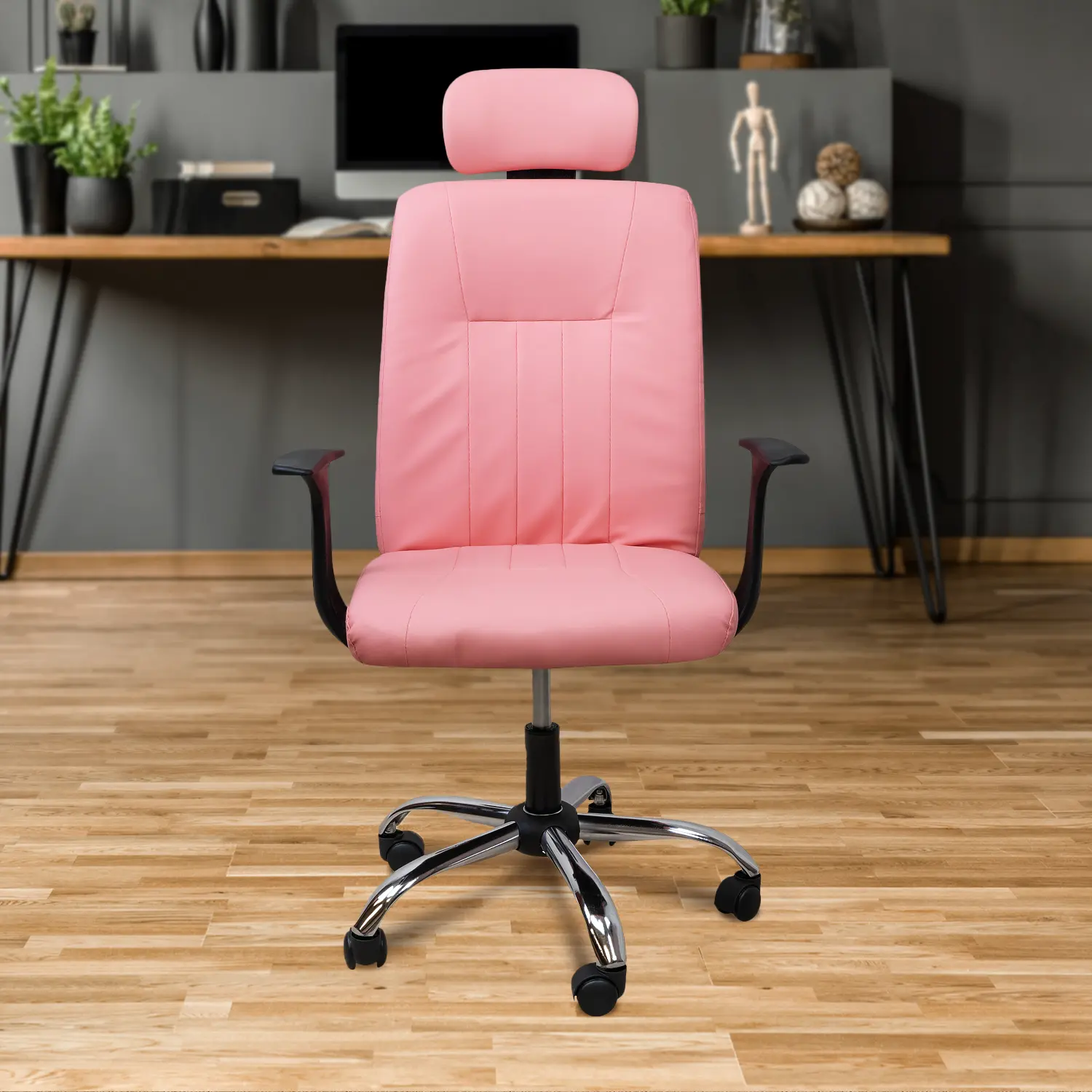 Irodai szék, forgószék rózsaszín (computer-chair-pink-irodai-szék-3)