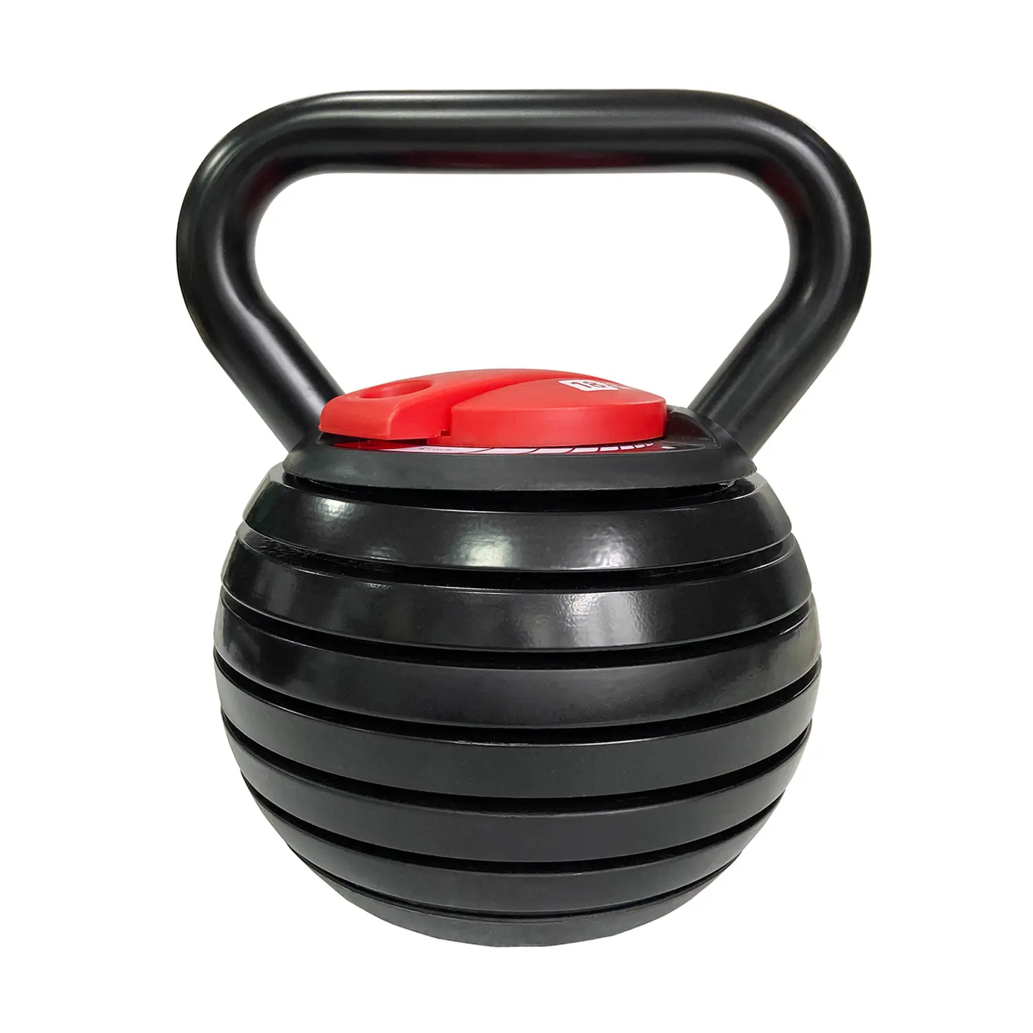 Kettlebell állítható 4.5-18kg fekete-piros (KB-18)