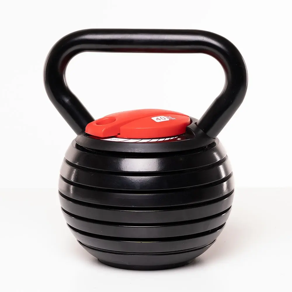 Kettlebell állítható 4.5-18kg fekete-piros (KB-18)
