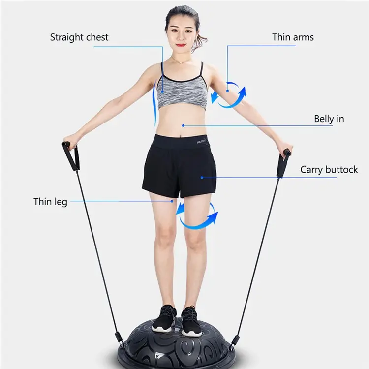 Egyensúly labda, jóga labda, fitness labda fekete (yoga-ball-black)