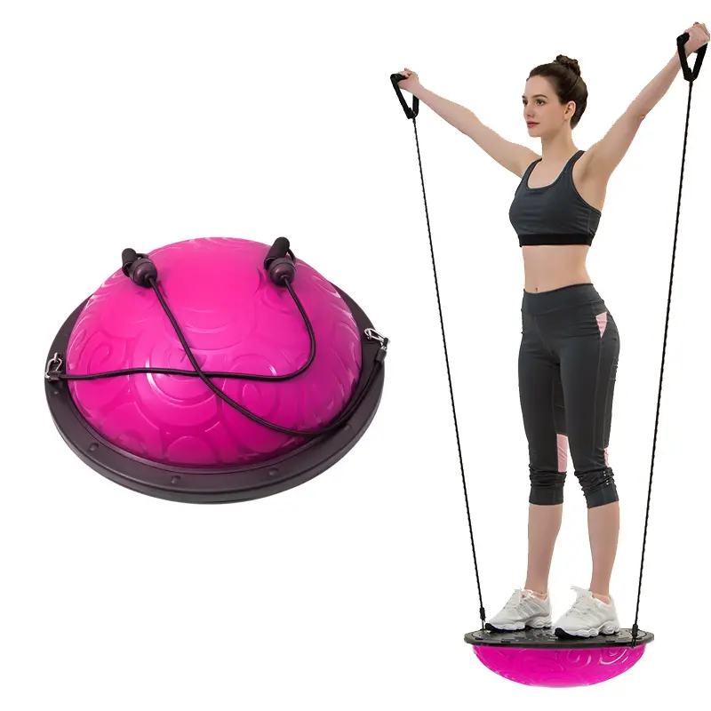 Egyensúly labda, jóga labda, fitness labda rózsaszín (yoga-ball-pink)
