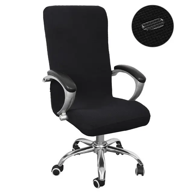 Székhuzat irodai székhez fekete L méret (CC144-26)