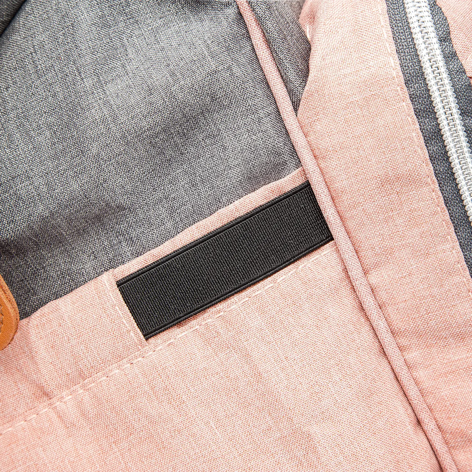BaBee pelenkázó hátizsák, hátitáska, pelenkázótáska rózsaszín-szürke színben (BABEE-M3-PINK-GREY)