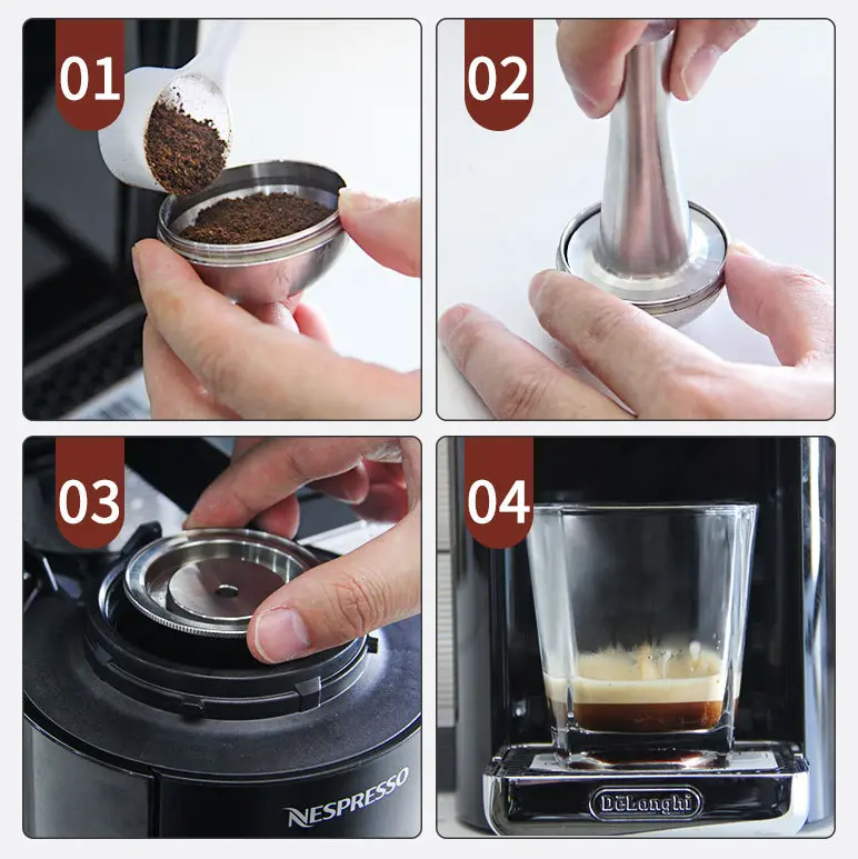 Nespresso Vertuo újratölthető kávékapszula (TSNES-G1)