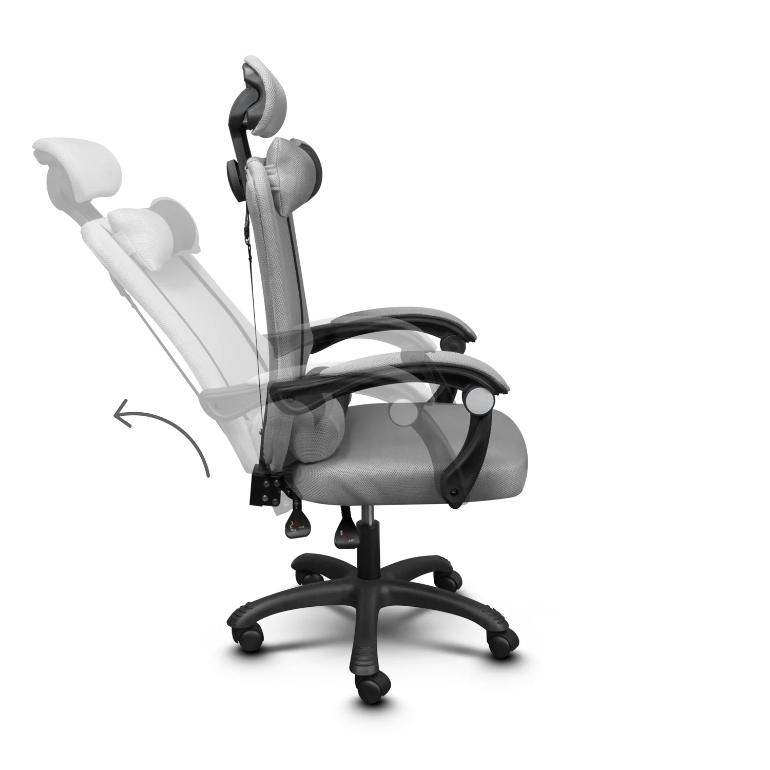 Irodai szék, forgószék szürke (OFFICE-CHAIR-925-GREY)