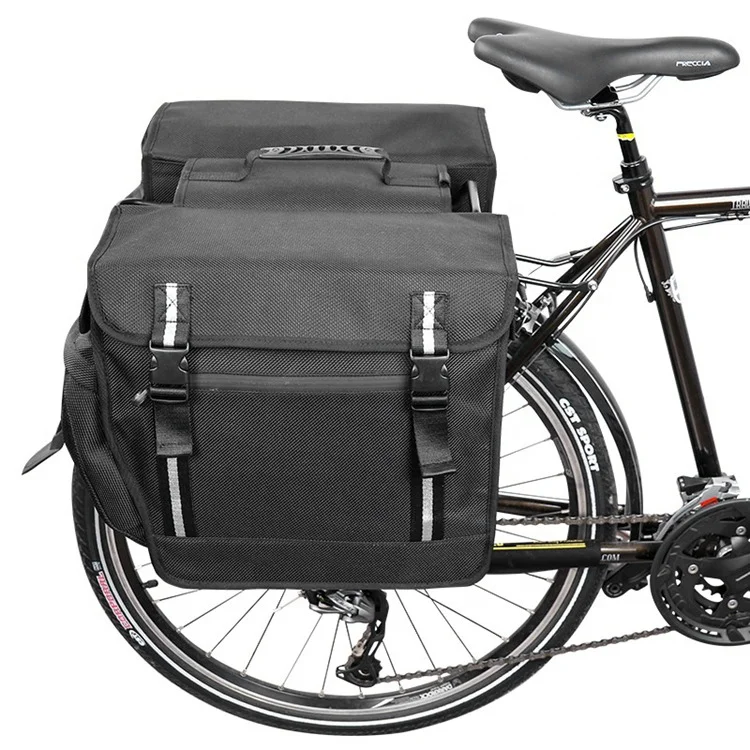 Dupla kerékpáros táska, biciklis táska vízálló 48L (FS006)