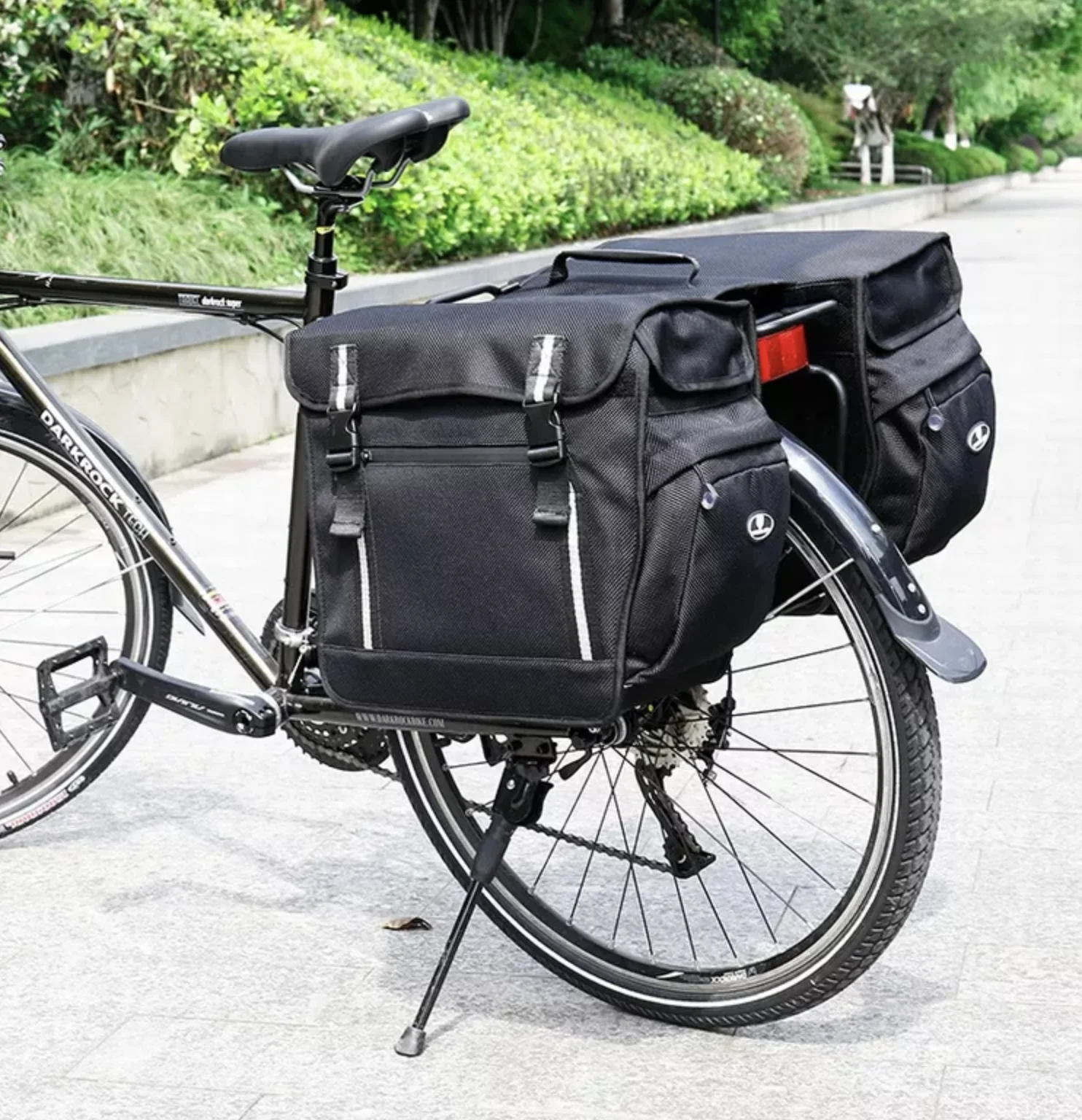 Dupla kerékpáros táska, biciklis táska vízálló 48L (FS006)