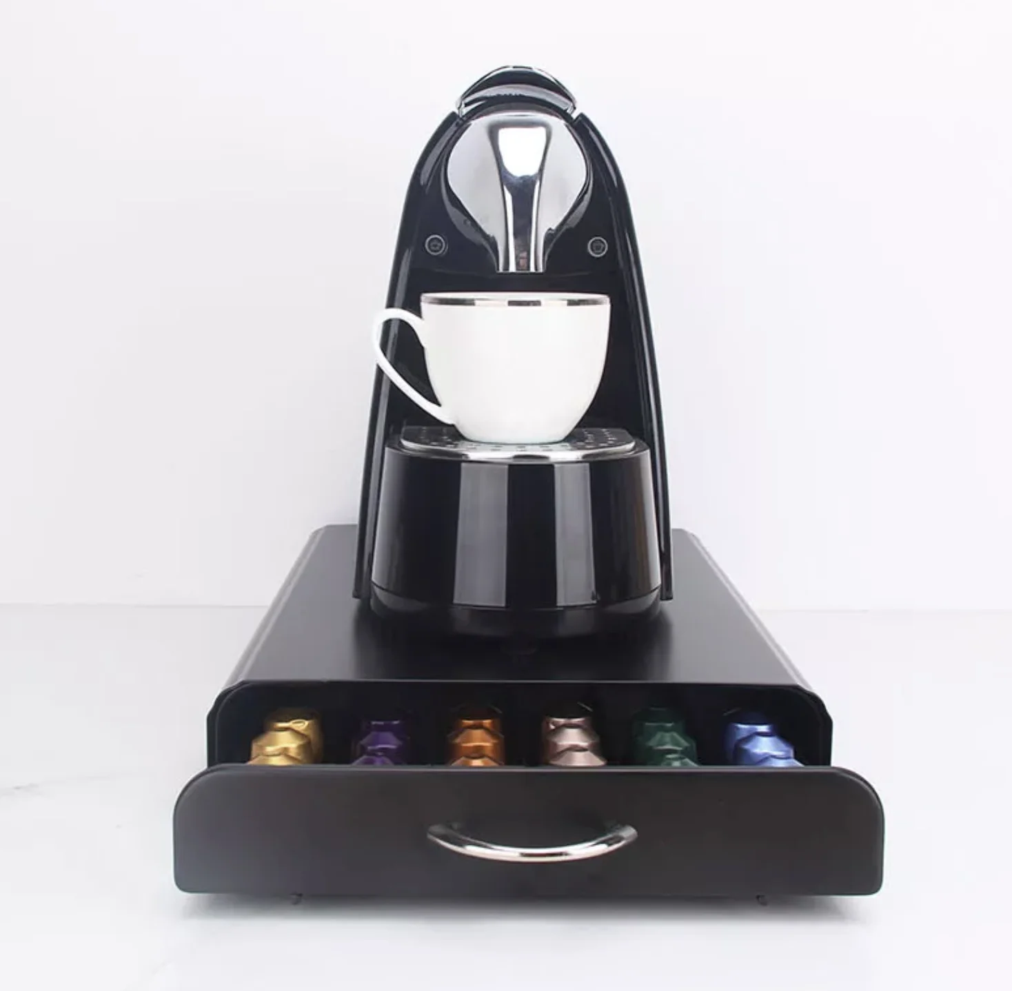 Kávékapszula tartó fiók Nespresso fekete (AN043-60)