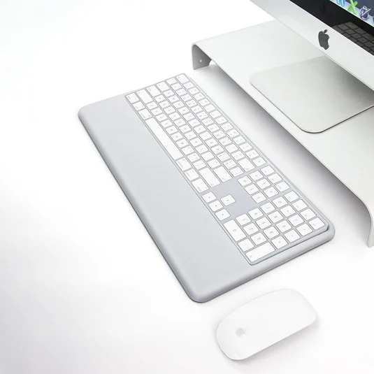 Billentyűzet alátét, ergonomikus csuklótámasz Apple billentyűzethez szürke