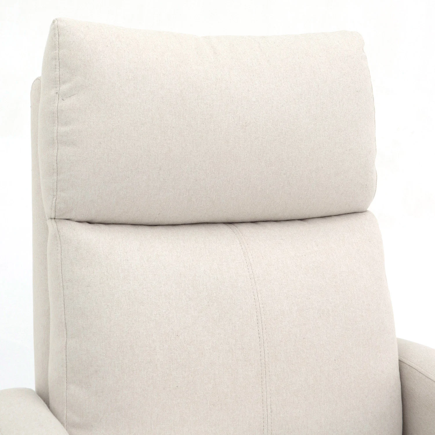 Fekvőfotel, relax fotelágy dönthető háttámlával, lábtartóval bézs (JKY-9224-BEIGE)