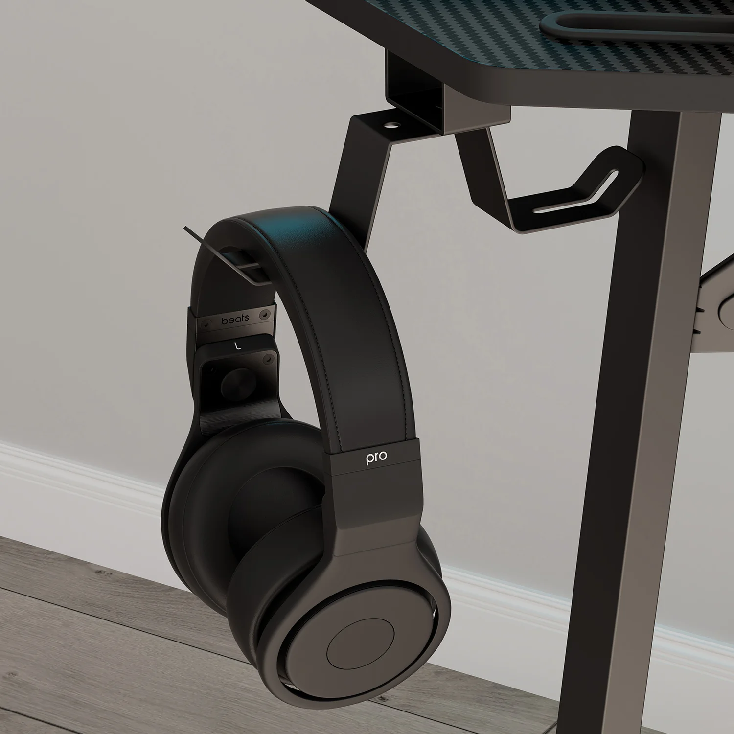 Eureka Ergonomic számítógépasztal, gamer asztal RGB világítással (ERK-AED-E70B-V3)