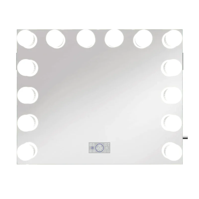 Hollywood tükör, sminkes tükör, LED sminktükör fehér 80x65cm (DC117-13)