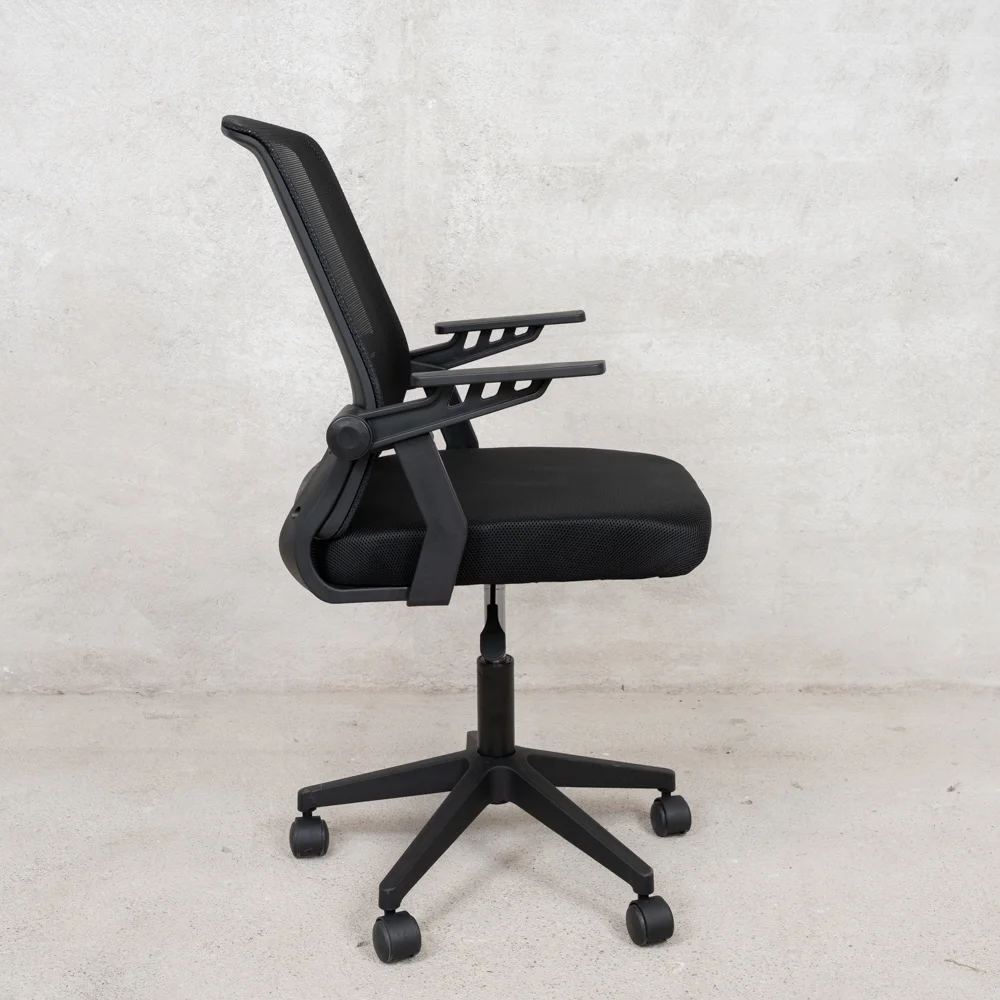 Irodai szék, forgószék fekete (OFFICE-CHAIR-T26-BLACK)