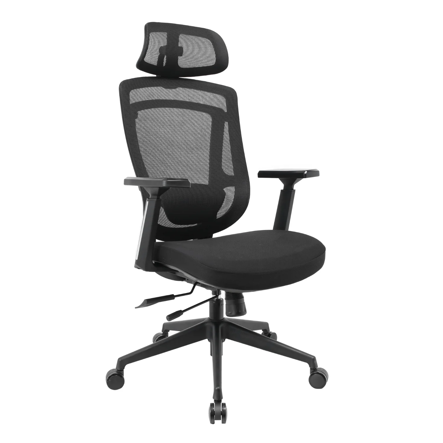 Prémium ergonomikus irodai szék, forgószék, fekete (M-57 BLACK) hálós