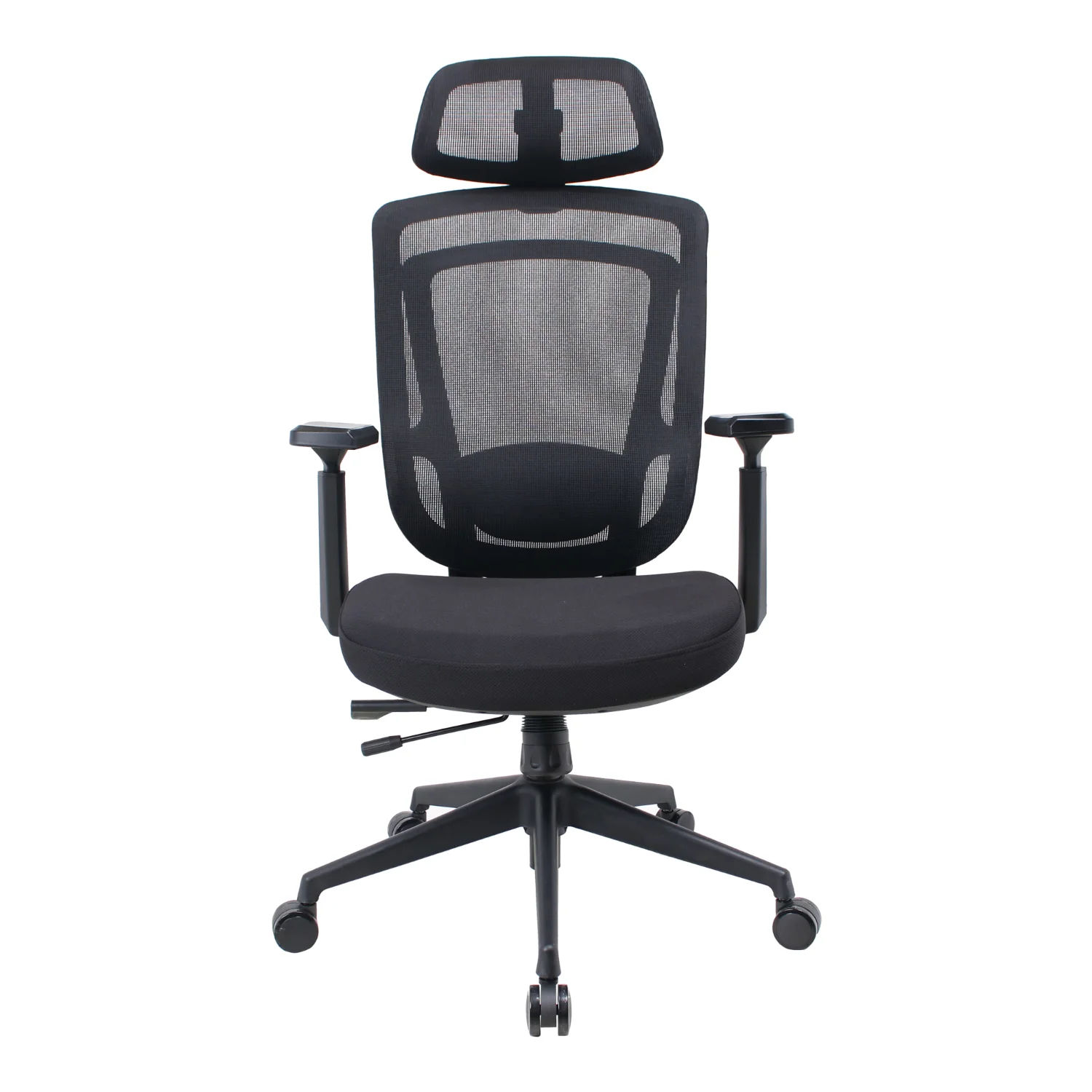 Prémium ergonomikus irodai szék, forgószék, fekete (M-57 BLACK) hálós