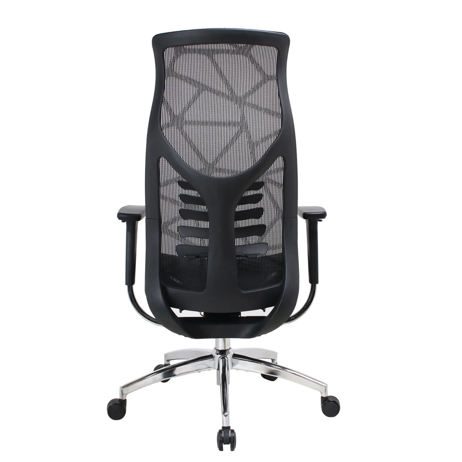 Prémium ergonomikus irodai szék, hálós forgószék, fekete (GM-13 BLACK)