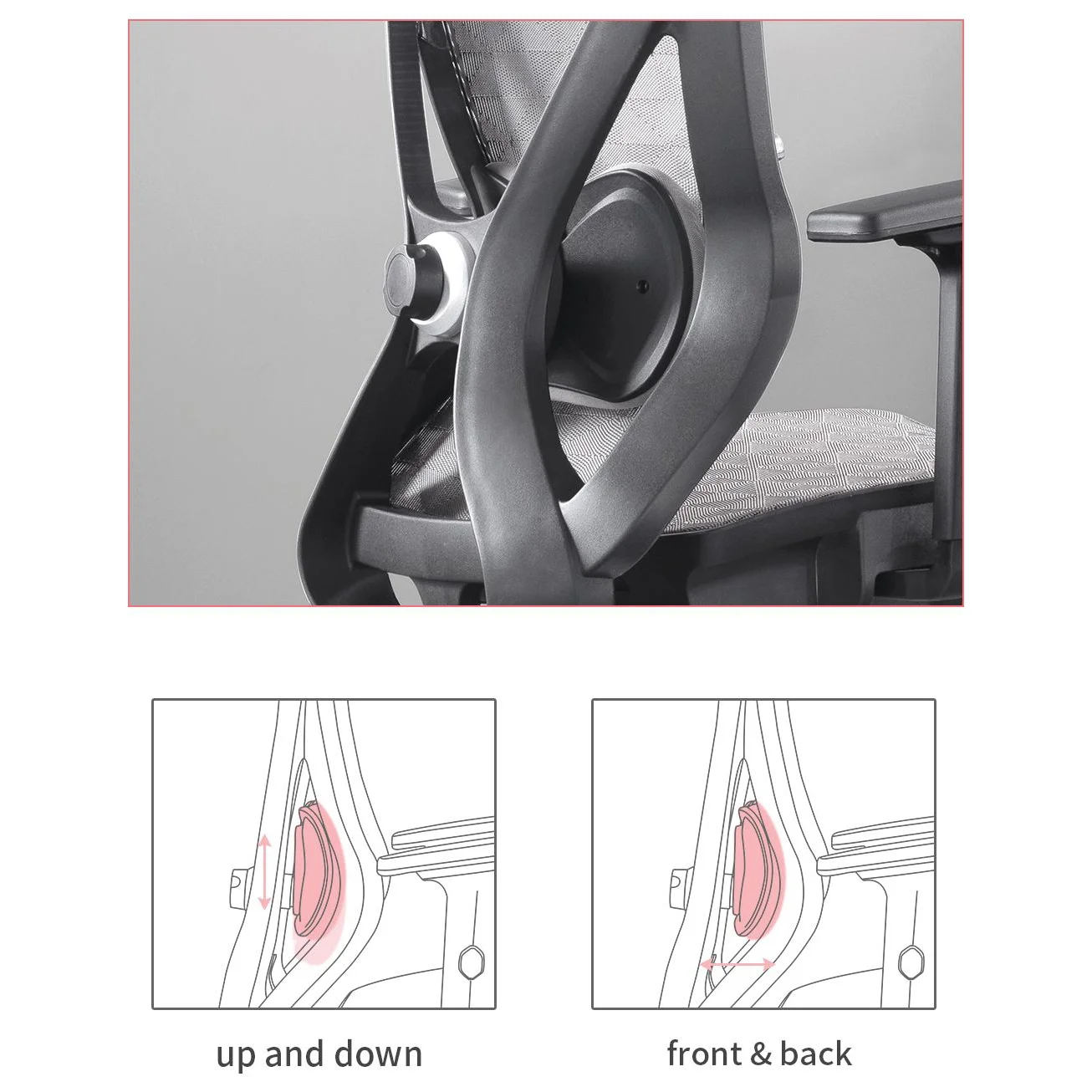 Prémium ergonomikus irodai szék, forgószék, fejtámasszal, szürke hálós (LA-8064MH-1-GREY)