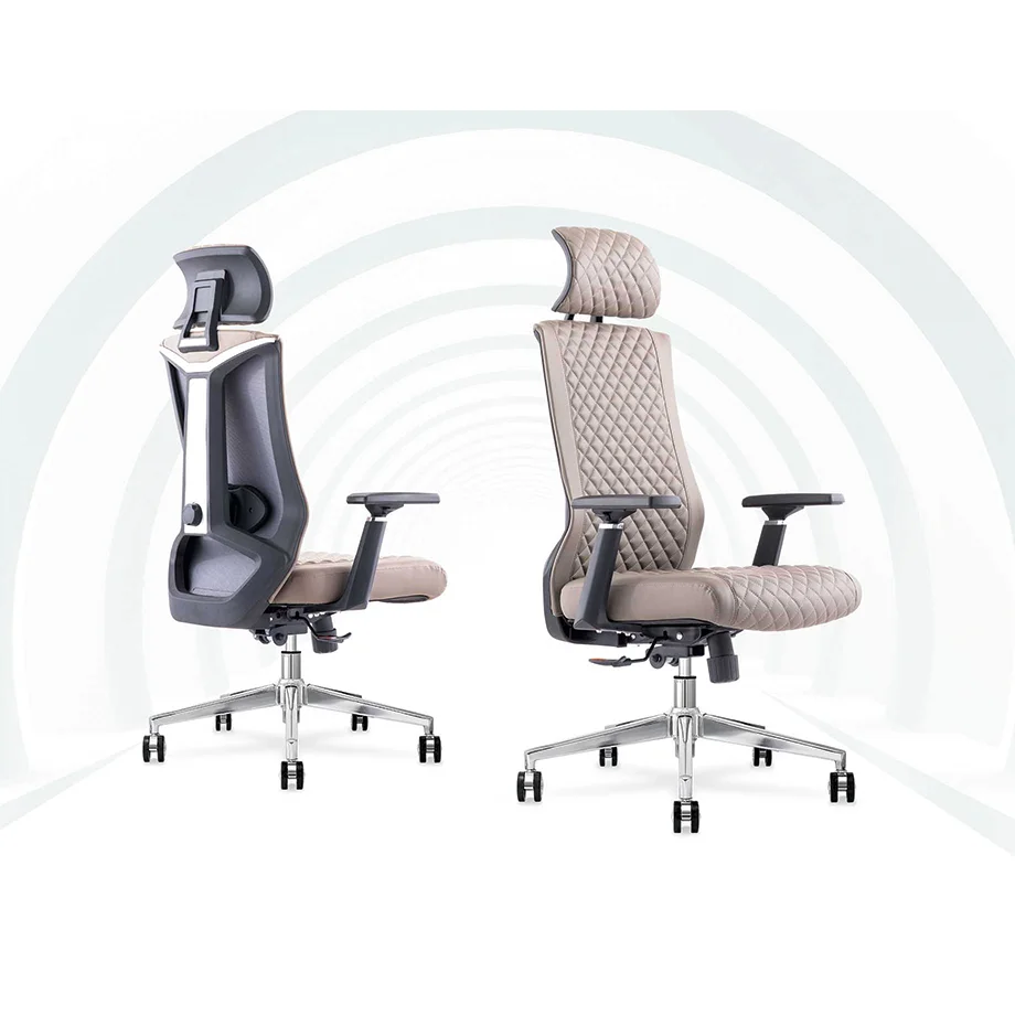 Prémium ergonomikus irodai szék, forgószék, fekete (LA-8046PH-BLACK)