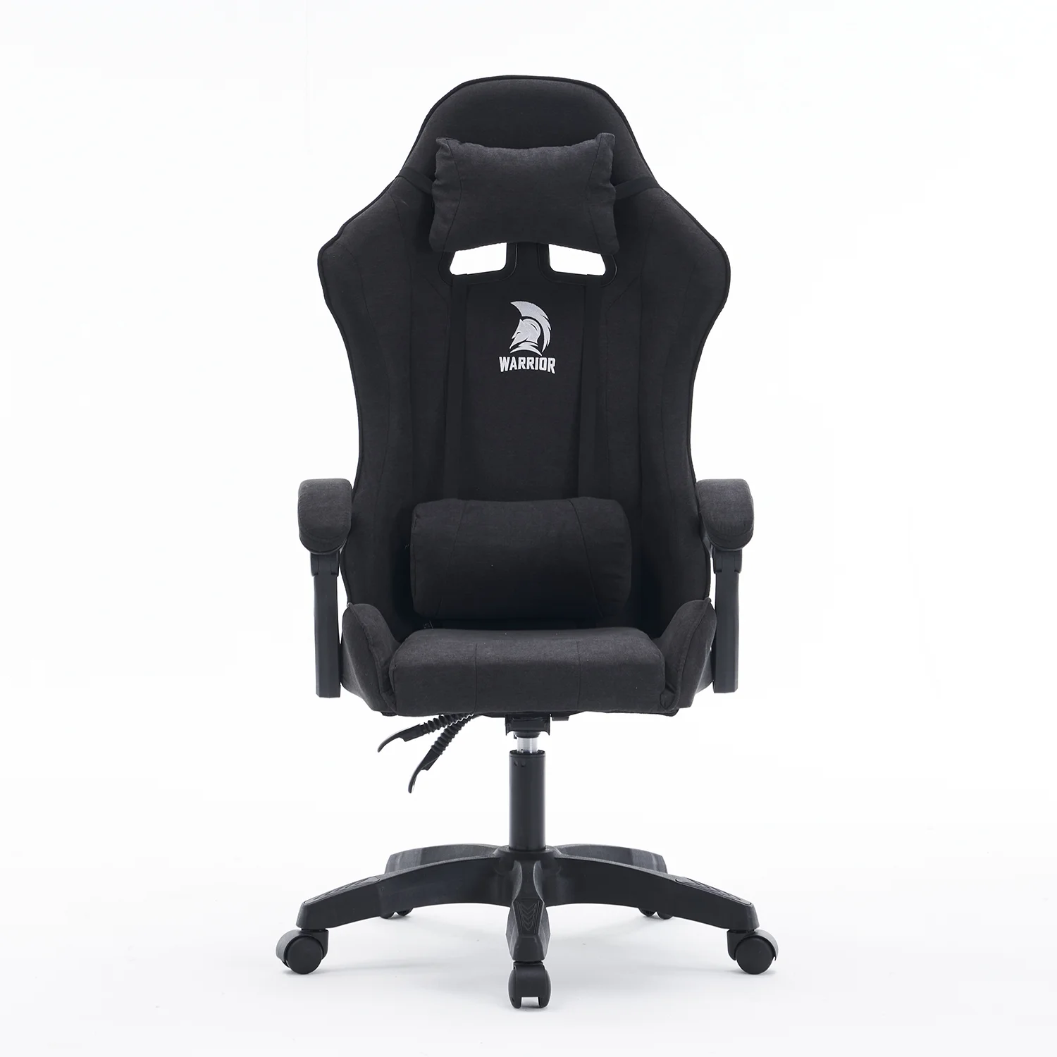 Warrior gamer szék, forgószék fekete szövet (BASIC-1-921-BLACK)