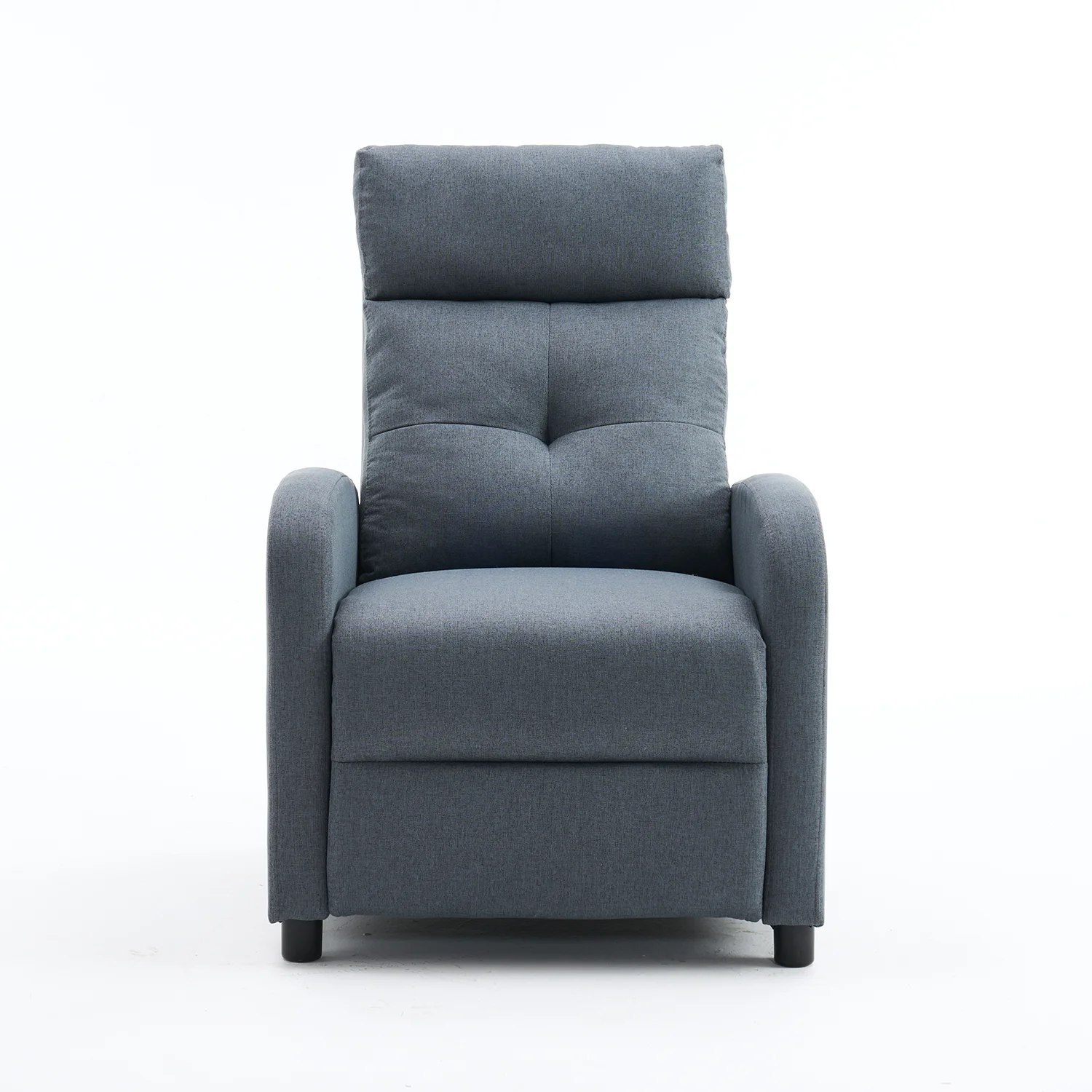 Manuális fekvőfotel, relax fotelágy push back, szürke szövet (JNF-MANUAL-FABRIC-GREY) JN-R8003A51