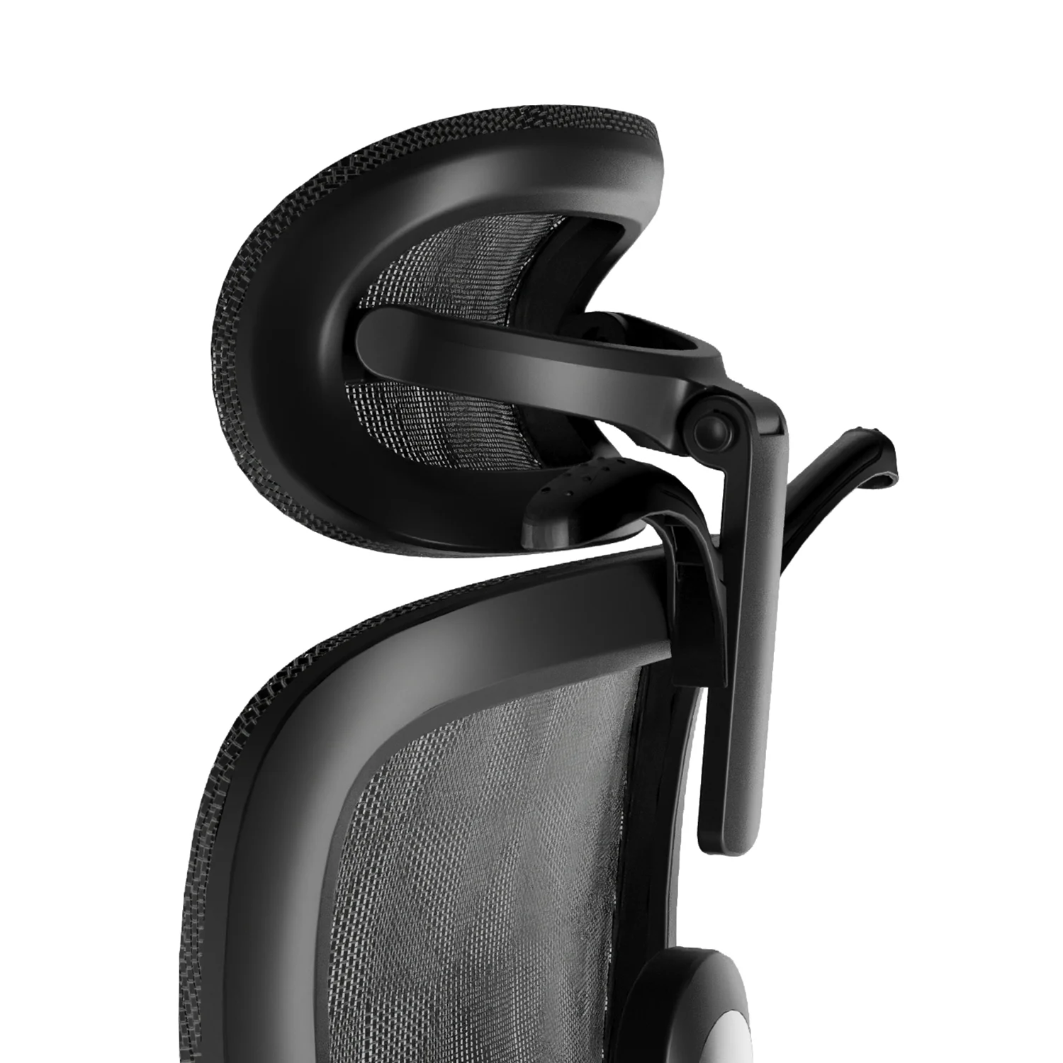 Prémiová ergonomická kancelárska stolička, otočná stolička, čierna sieťovina (E05)