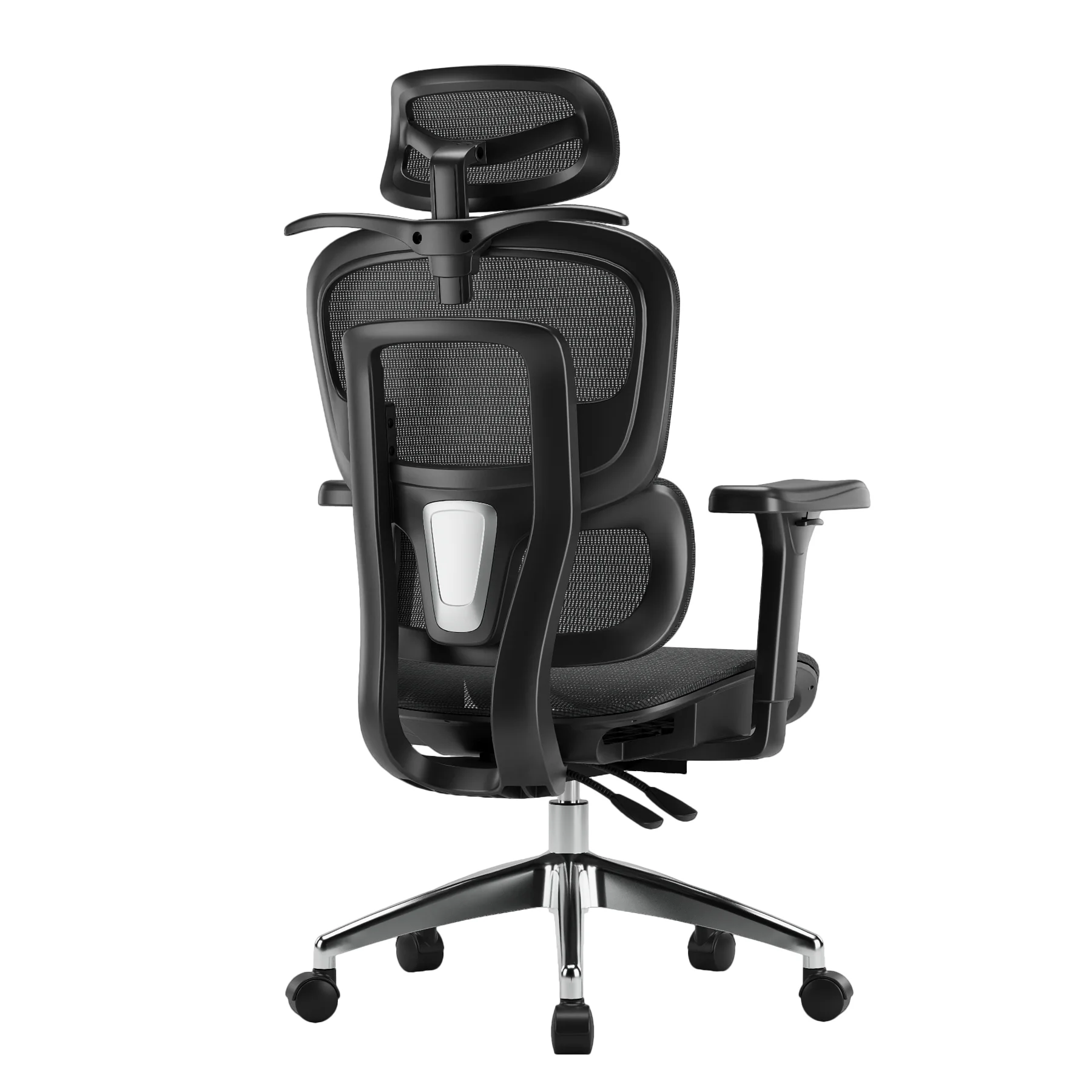 Ergonomikus irodai szék, forgószék, fekete hálós (E15 BLACK)