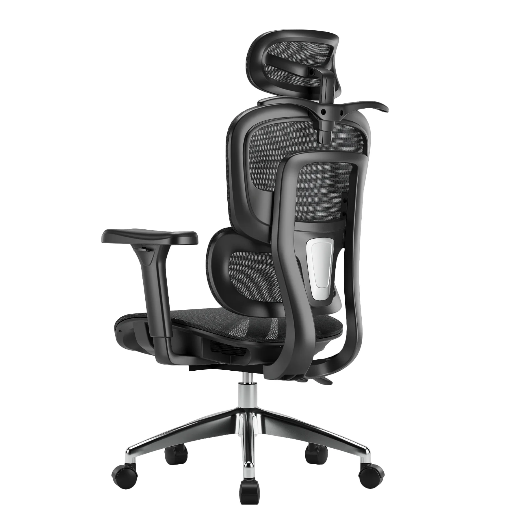 Ergonomikus irodai szék, forgószék, fekete hálós (E15 BLACK)