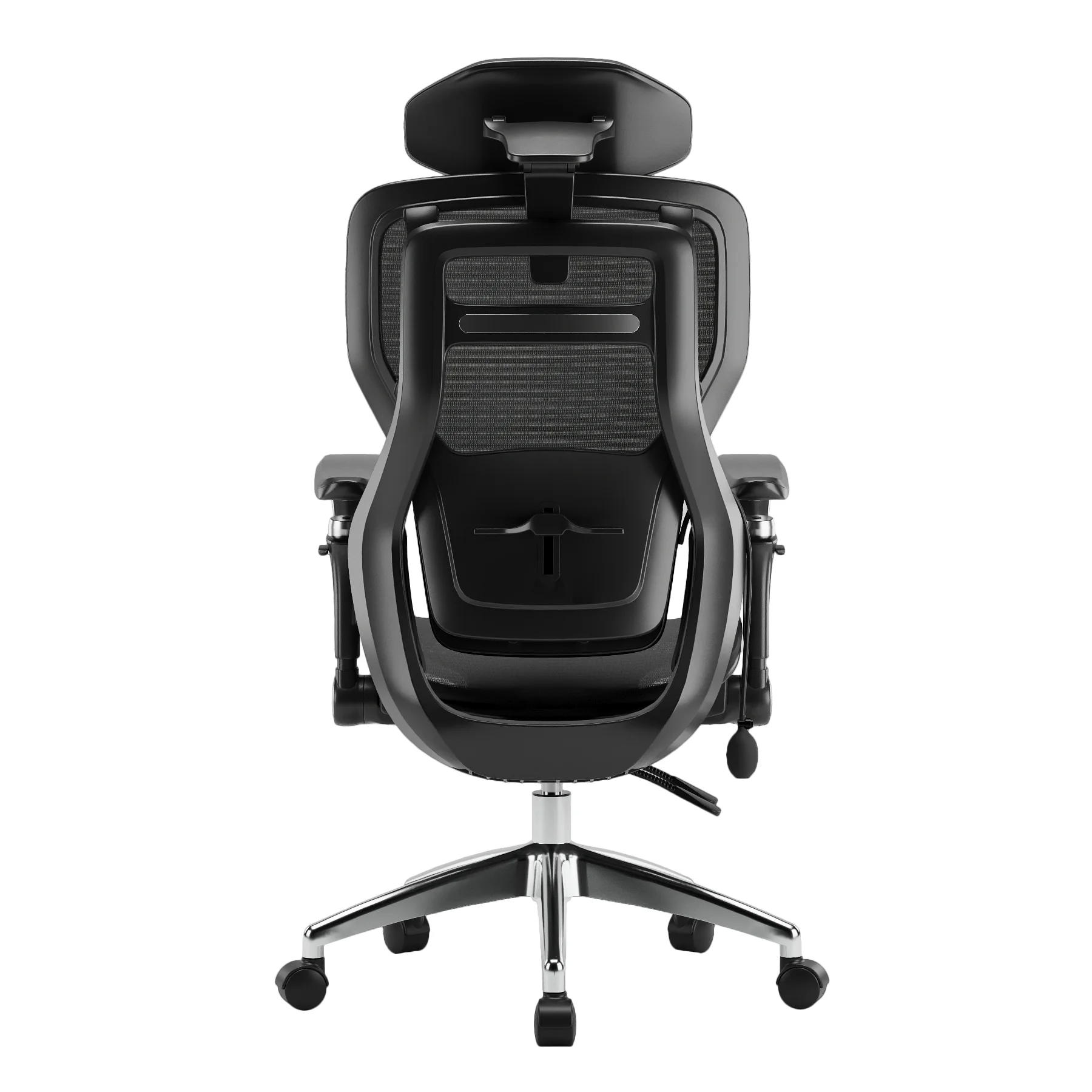 Ergonomikus irodai szék, forgószék, fekete hálós (E16 BLACK)