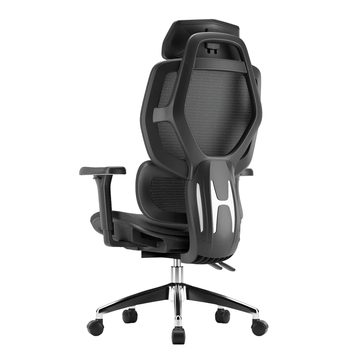 Ergonomikus irodai szék, forgószék, fekete hálós (E13 BLACK)