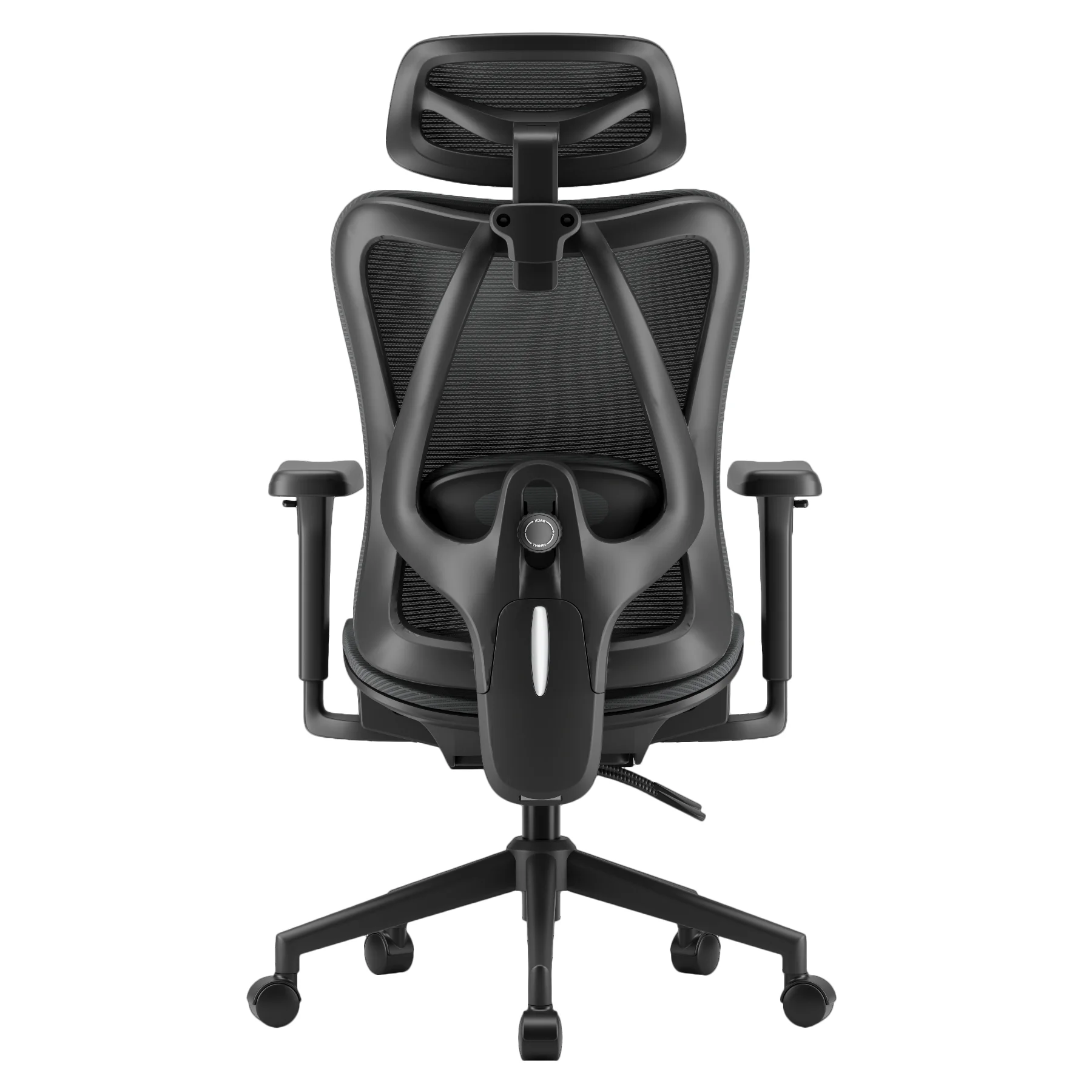 Ergonomická kancelárska stolička, otočná stolička, čierna (T15)