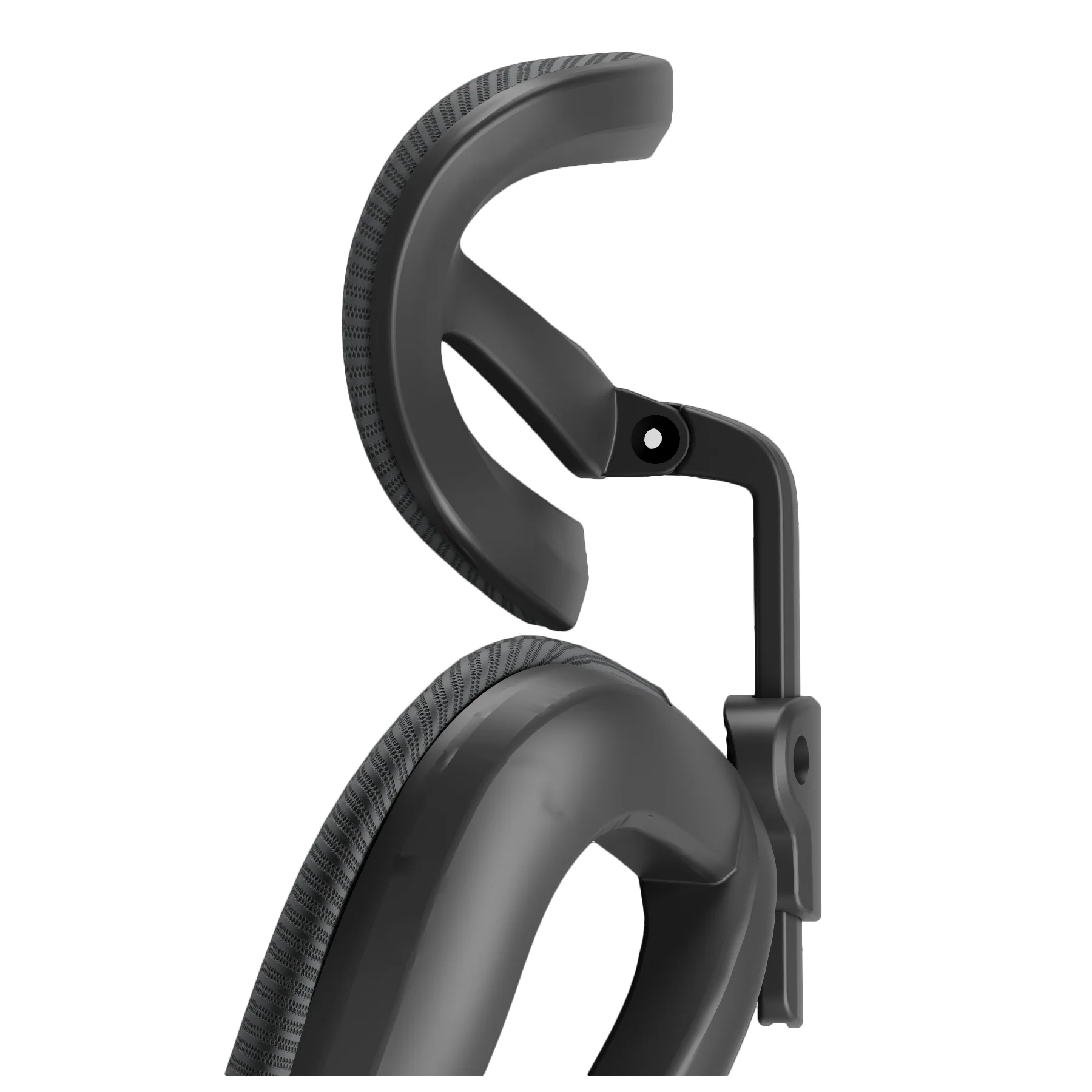Ergonomická kancelárska stolička, otočná stolička, čierna (T15)