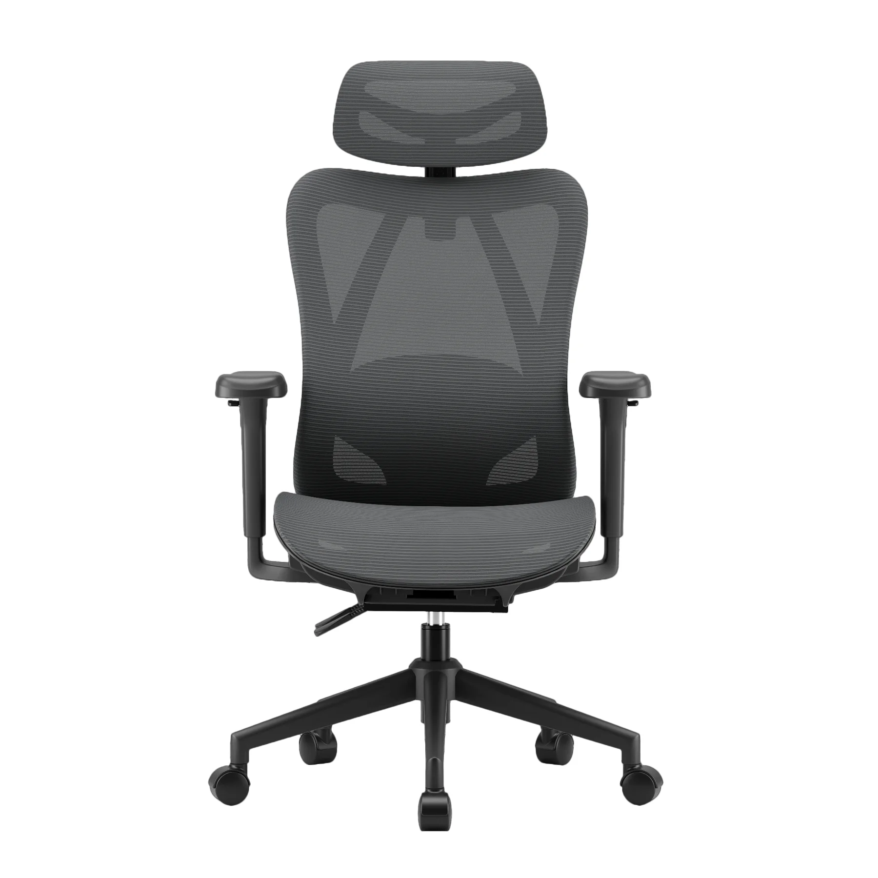 Ergonomická kancelárska stolička, otočná stolička, čierna (T15)