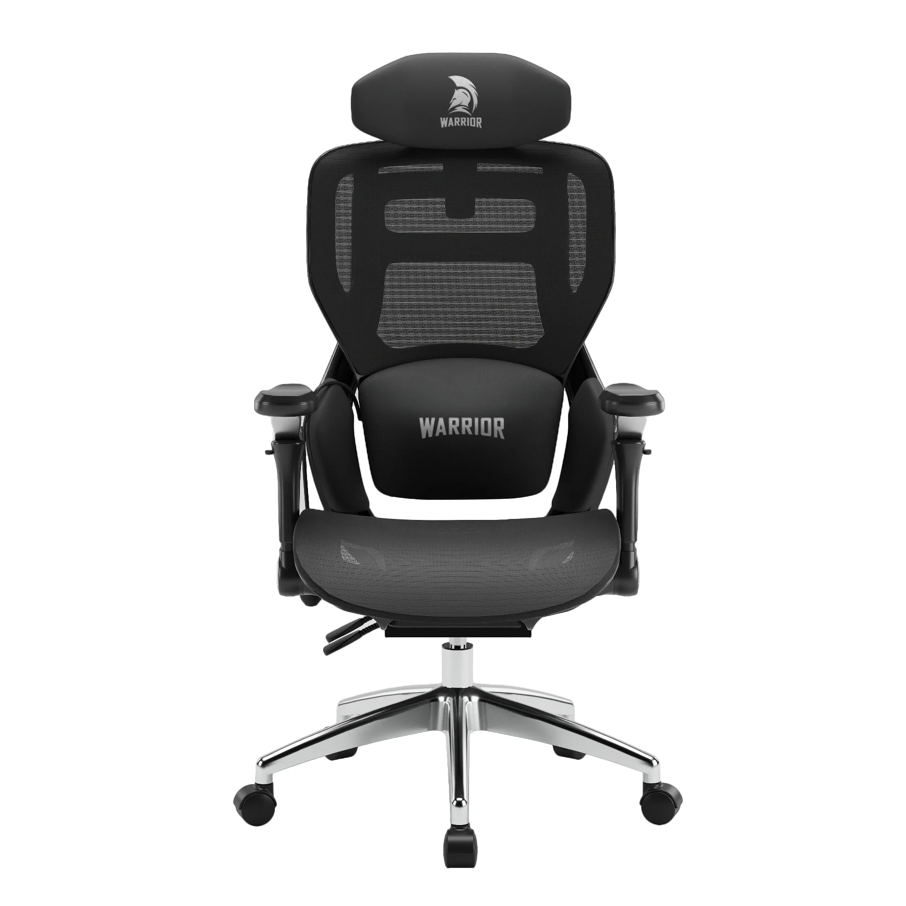 Ergonomická kancelárska stolička, otočná stolička, čierna sieťovaná (E16 BLACK)