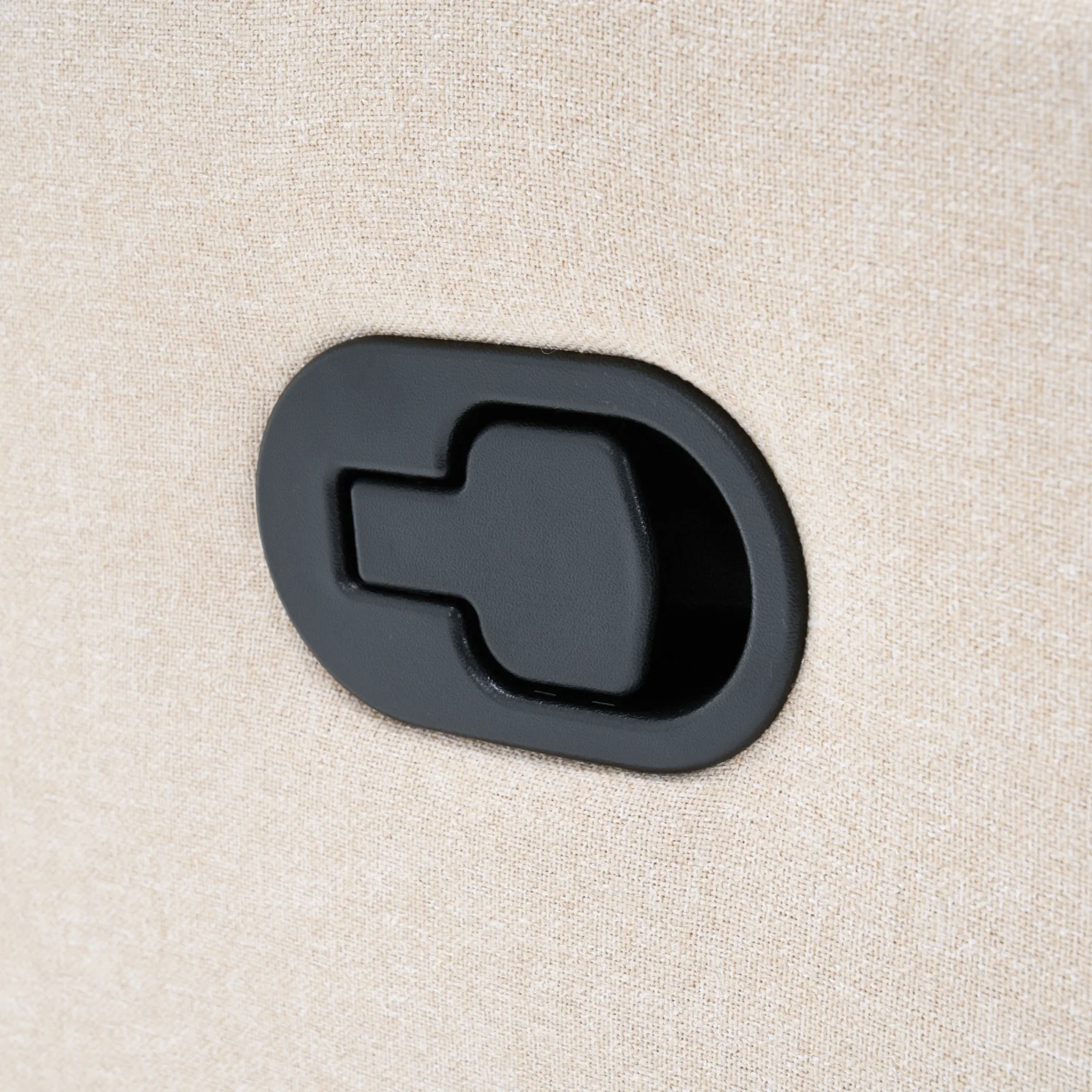 Manuális fekvőfotel, relax fotelágy szövet bézs (JNF-MANUAL-BEIGE)