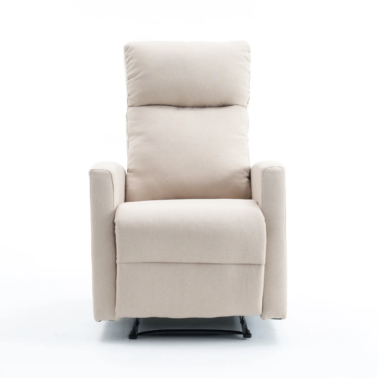 Manuális fekvőfotel, relax fotelágy szövet bézs (JNF-MANUAL-BEIGE)