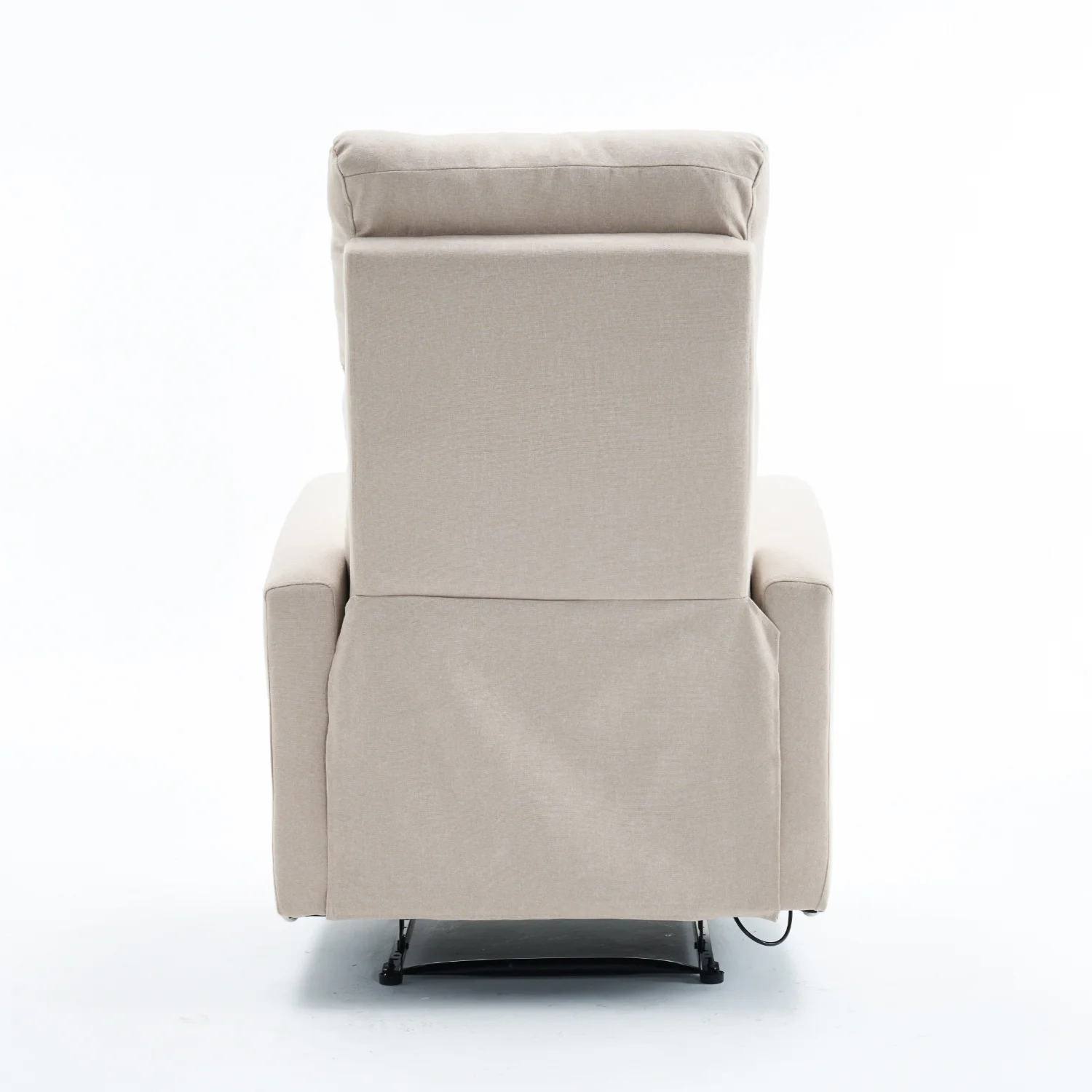 Manuális fekvőfotel, relax fotelágy szövet bézs (JNF-MANUAL-BEIGE)