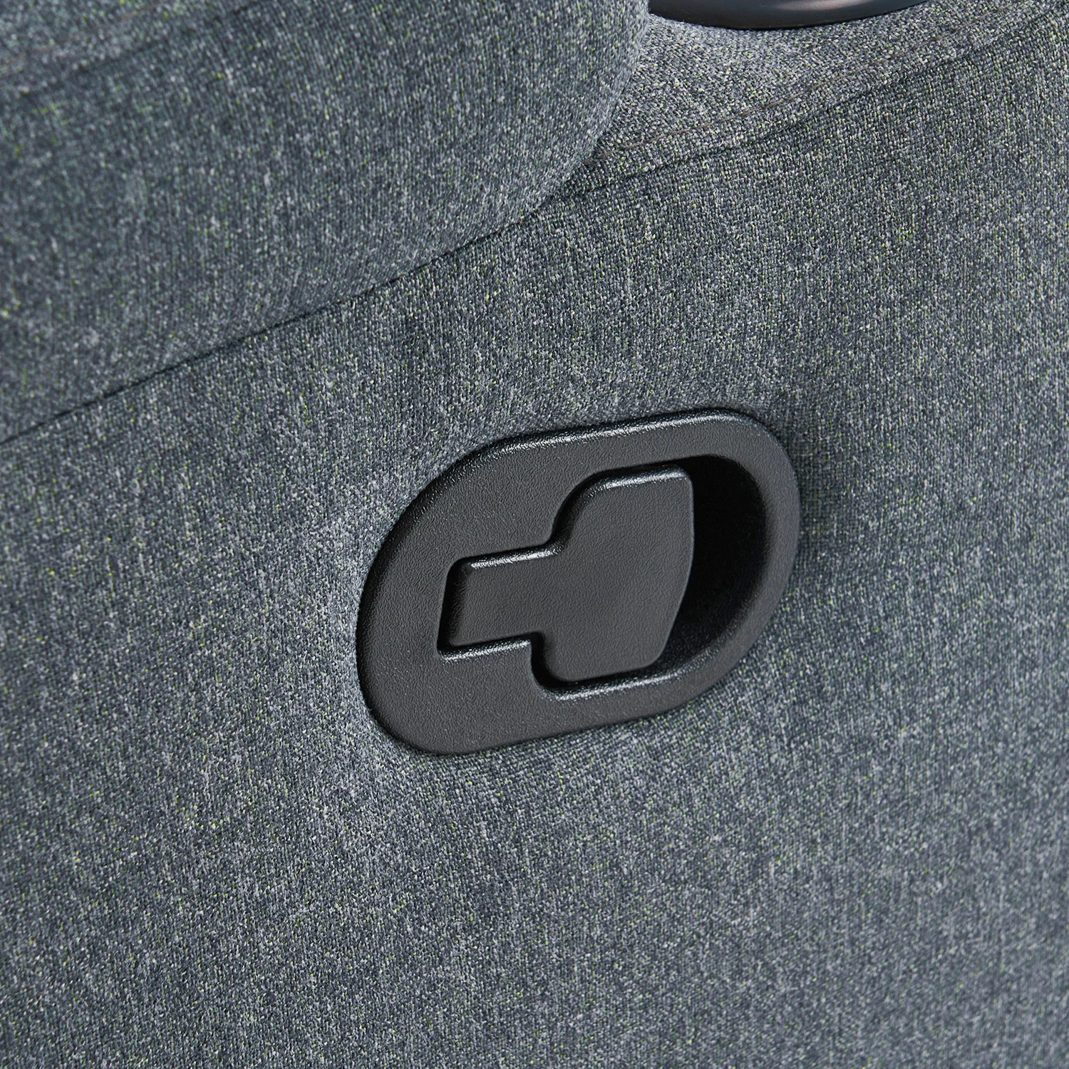 Manuális fekvőfotel, relax fotelágy két pohártartóval, szürke szövet (JNF-MANUAL-FABRIC-DARK GREY) JN-R8005A51