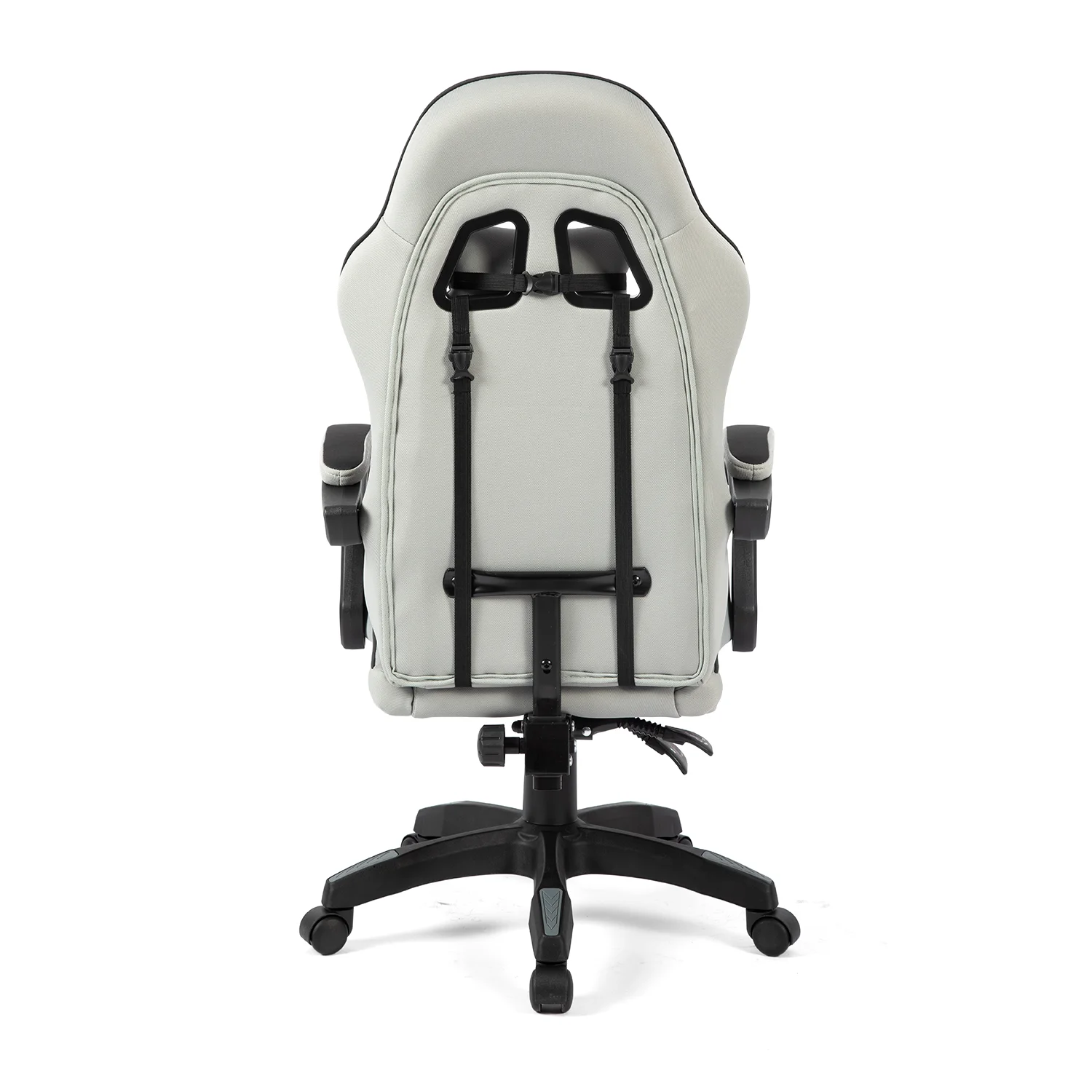 Látková herná stolička Warrior Basic 1-F čierno-sivá